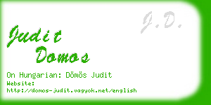 judit domos business card