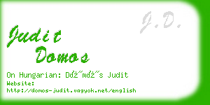 judit domos business card